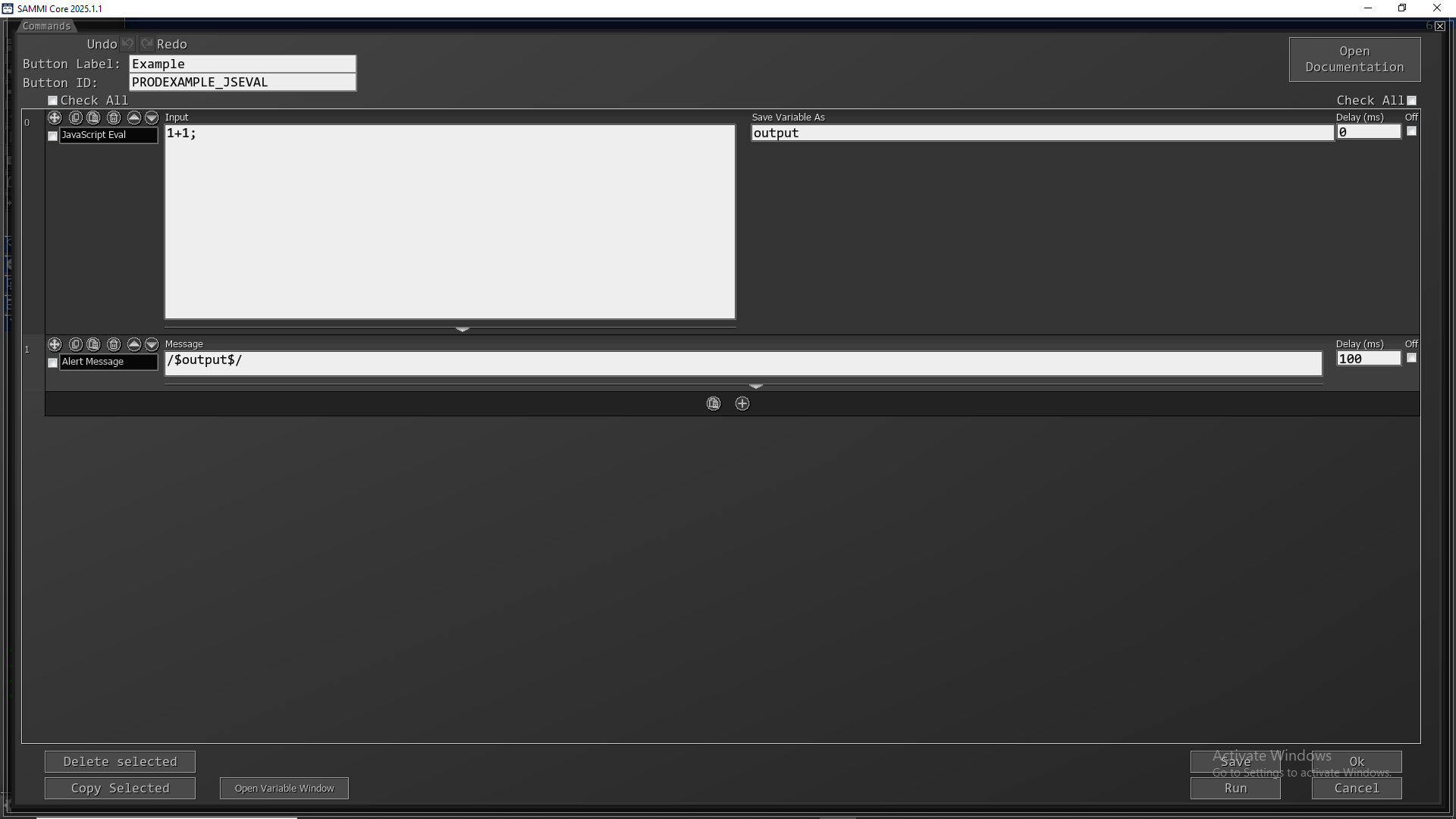 Click to enlarge Javascript Eval screenshot