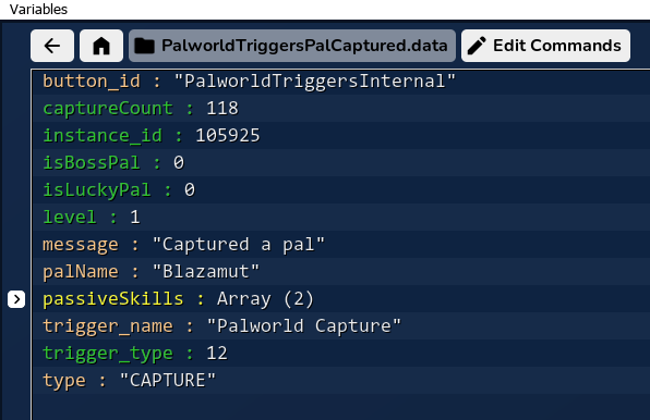 Palworld Triggers screenshot
