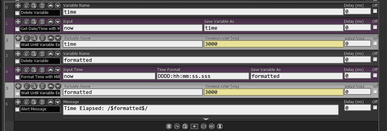 Time with Milliseconds screenshot