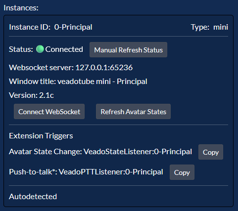 Click to enlarge VeadoSAMMI screenshot